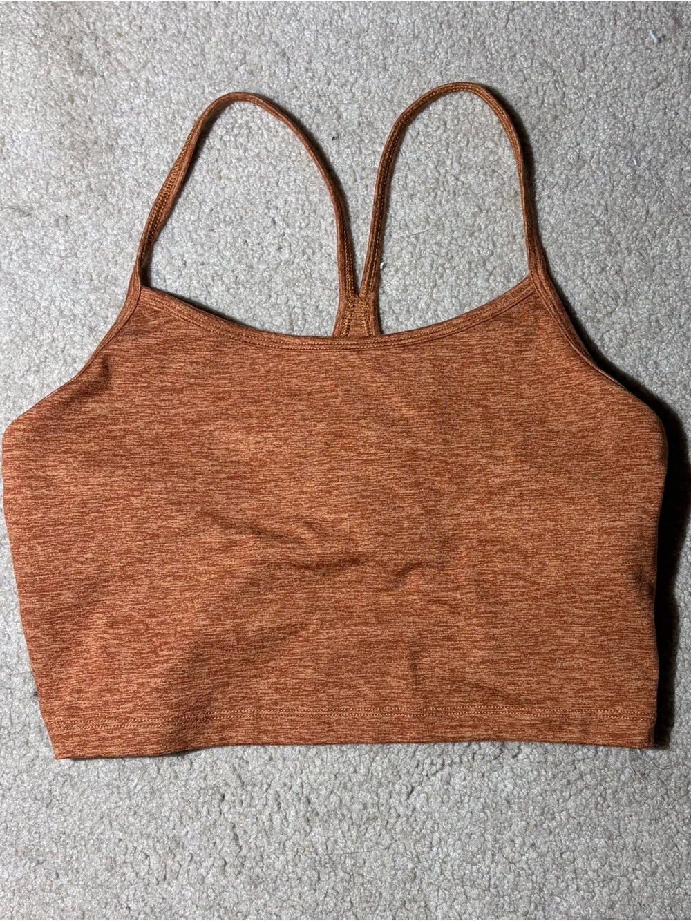aerie Copper Orange Seamless Tank Crop